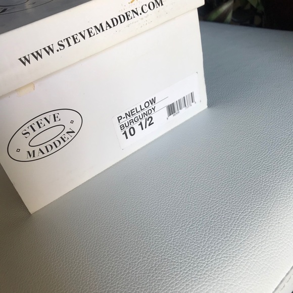 Steve Madden P- nellow burgundy Oxford 10.5 PRICE FIRM!!! - Picture 5 of 13
